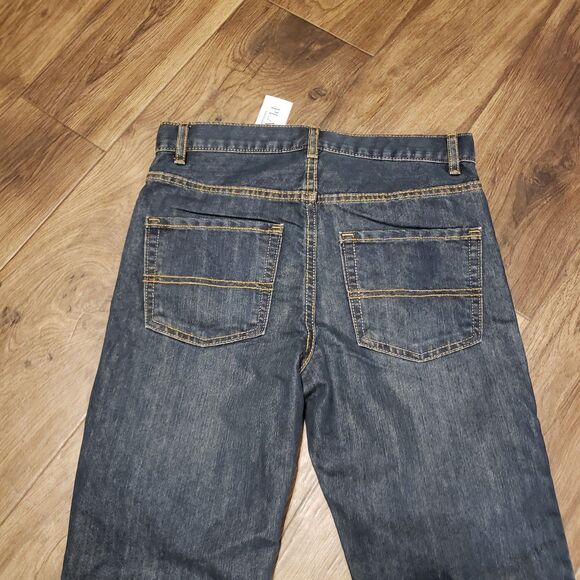 Childs Place NWT Bootcut Semi-Evasee Dark Blue Jeans BOYS SZ 12 - Picture 5 of 8